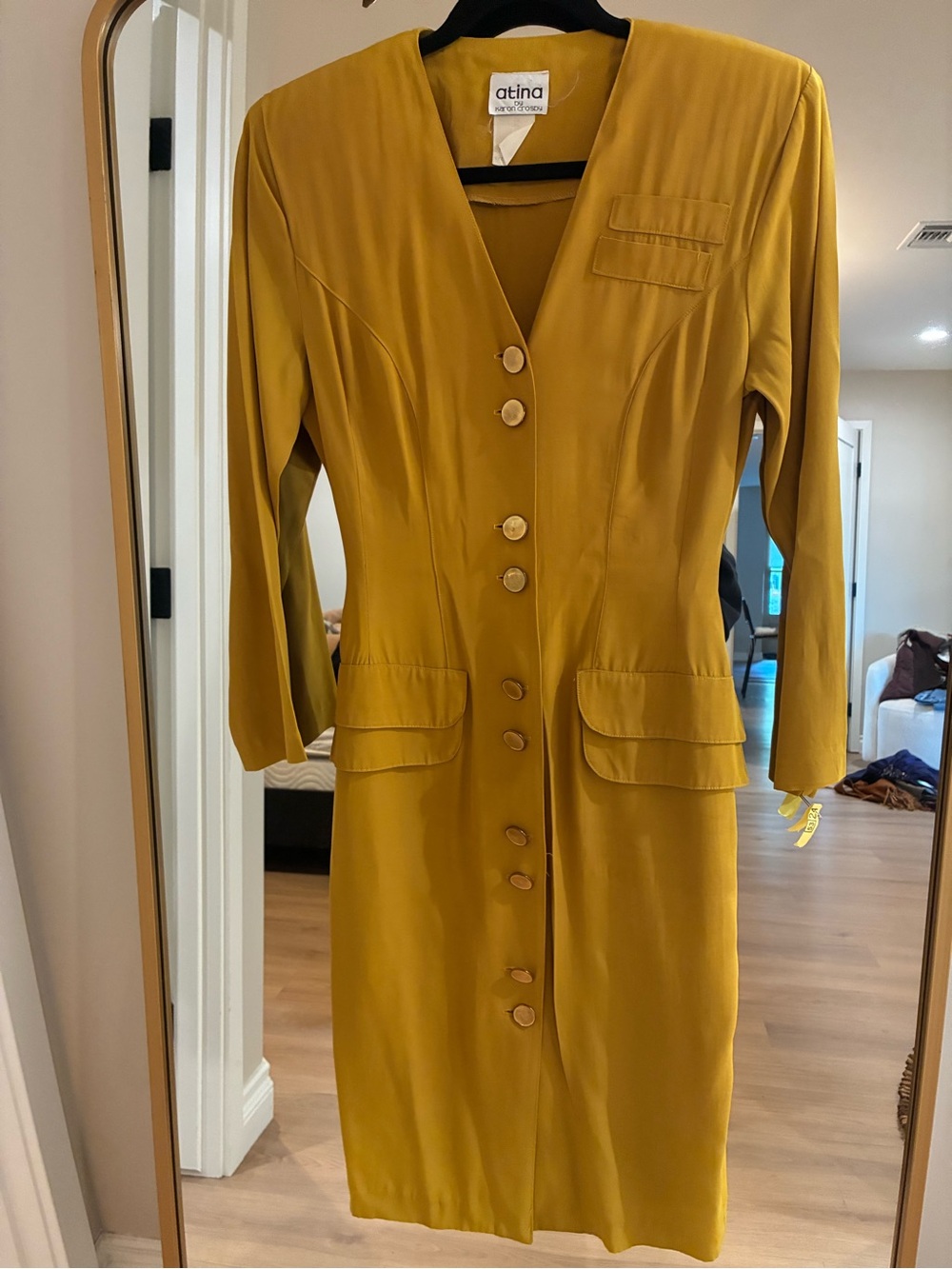VINTAGE Atina by Karon Crosby dress - exquisite details!